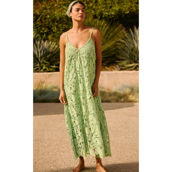 NWT Anthropologie Suboo Lace A-Line Midi Dress - Small - Picture 2 of 5